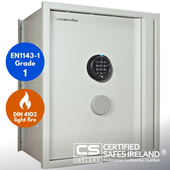 Wertheim AMS601RK Certified Wall Safe Grade 1
